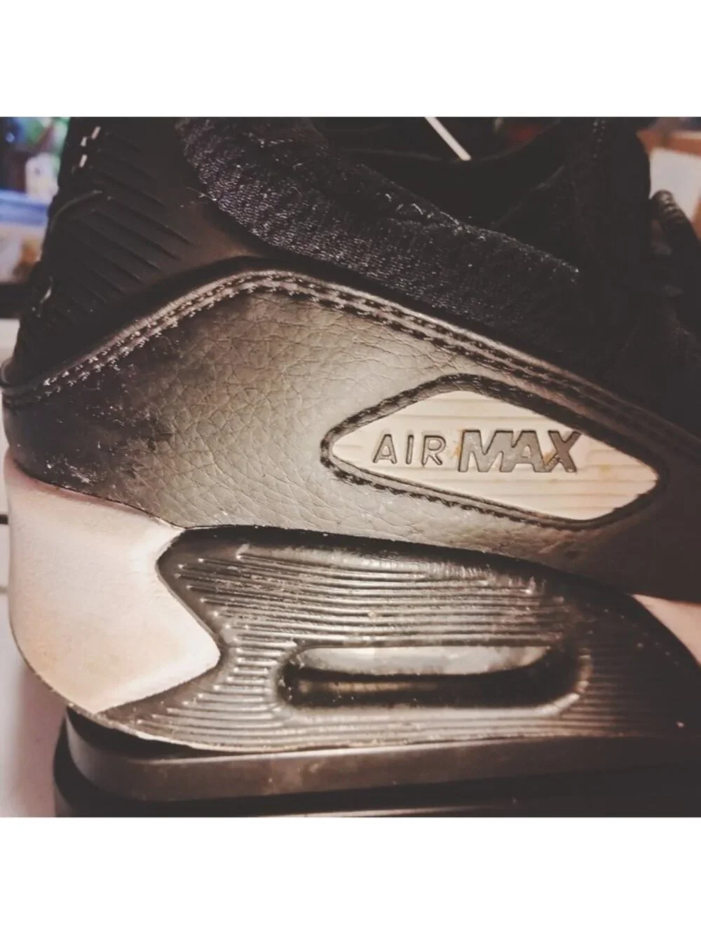 Nike Air Max Sneakers US Kids Size 6 Black White